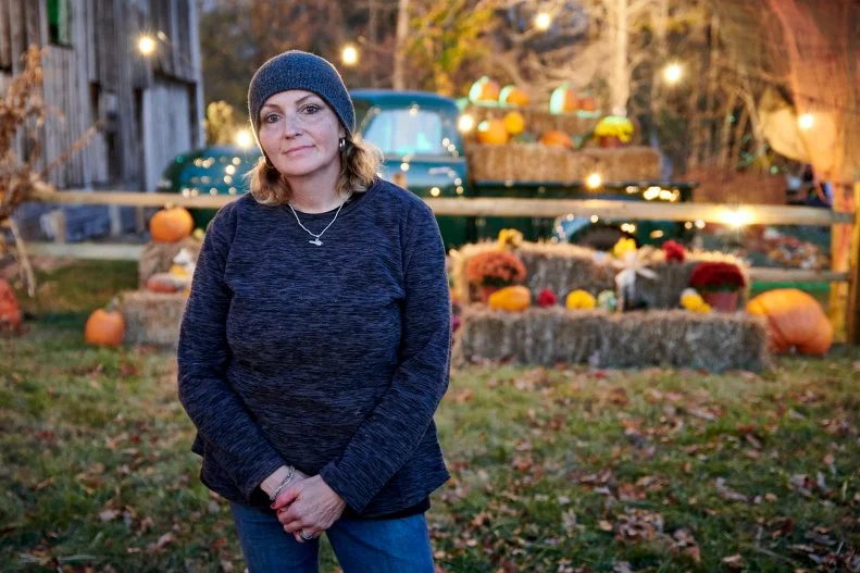 Contestant portrait of Michele Vanderpyle-Hall as seen on Outrageous Pumpkins Season 4.