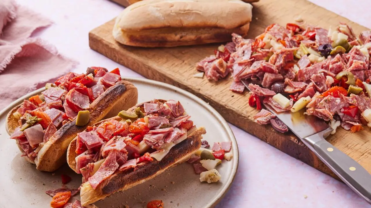 Chopped Muffuletta Sandwich