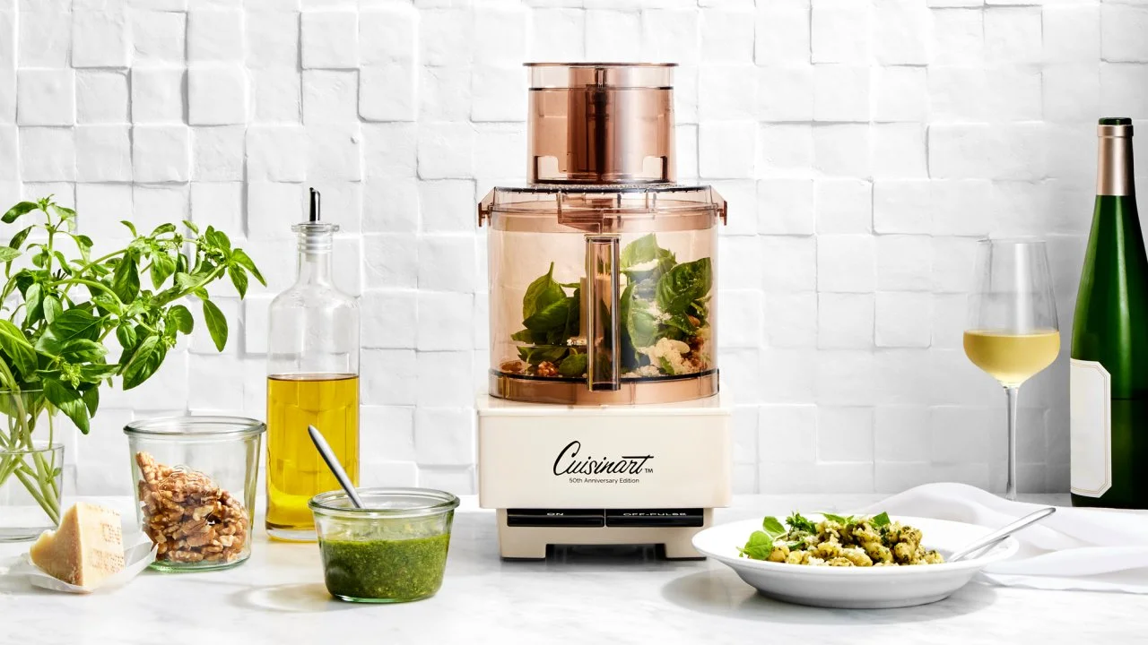 Cuisinart 14 cup food processor copper top