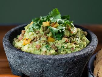 Host Franco Noriega's Pineapple Guacamole dish, as seen on Hot Dish with Franco, Season 1. 