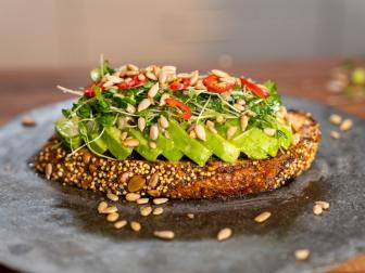 Host Franco Noriega's Avo Toasty dish, as seen on Hot Dish with Franco, Season 1. 