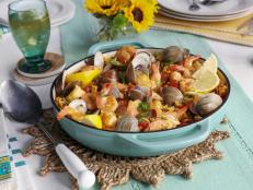 Also known as pilau or purloo, this traditional one-pot rice dish is beloved in the Low Country. This recipe uses some of my favorite local ingredients: Carolina Gold rice and of course, our bountiful seafood. Feel free to substitute mussels for the clams or use other seafood instead of what I've called for here if you'd like.
