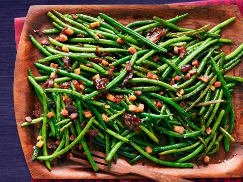 Haricots Verts With Pancetta And Dates