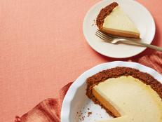 &ldquo;This pumpkin pie is two desserts in one: I up the game by adding a cheesecake topping.&rdquo;