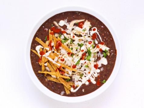 Slow-Cooker Black Bean Soup with Chicken