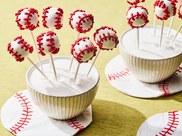 Baseball Cake Pops Recipe | Food Network Kitchen | Food Network