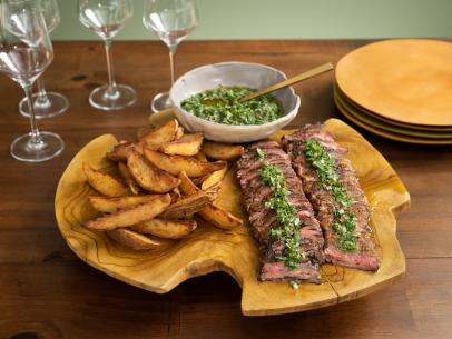 Host Franco Noriega's Steak Frites, Asparagus dish, as seen on Hot Dish with Franco, Season 1.