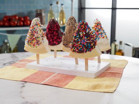 Frozen Cheesecake on a Stick