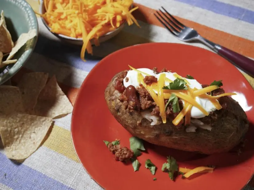 Katie Lee Biegel's Classic Easy Beef Chili Beauty, as seen on The Kitchen, Season 36.