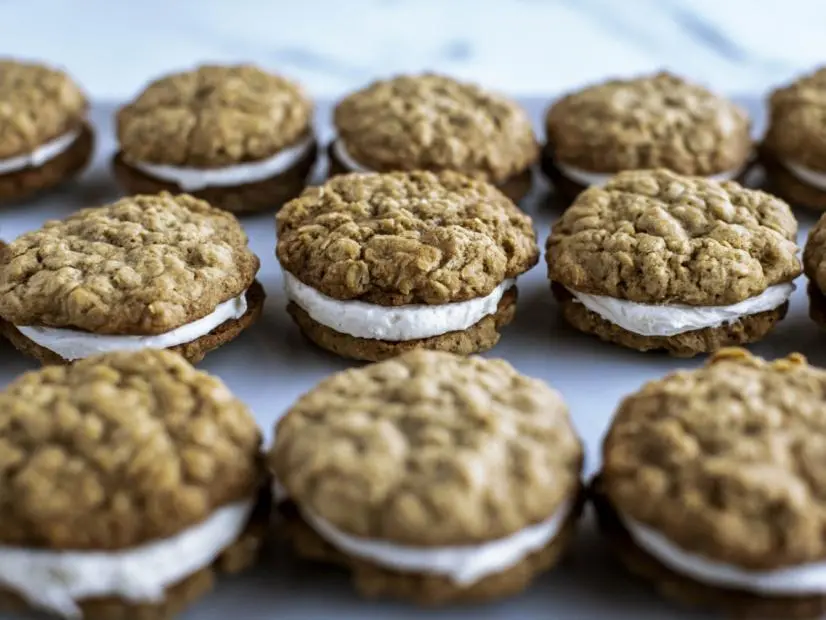 Close-up of Oatmeal Cream Pies