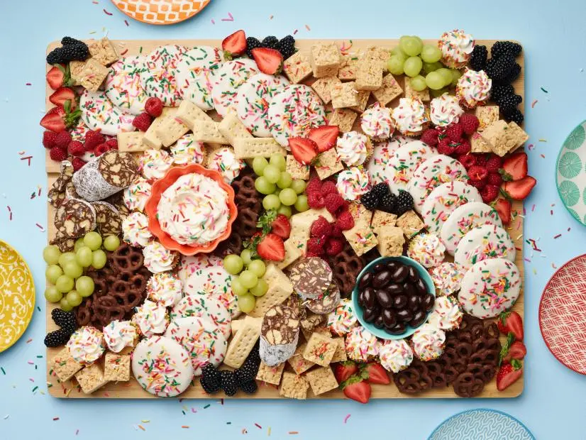 Food Network Kitchen’s Dessert Charcuterie Board as seen on Food Network.