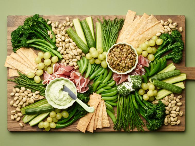 Spring Green Charcuterie Board Recipe Food Network Kitchen Food Network