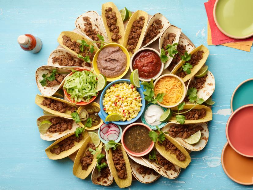 Food Network Kitchen’s Taco Charcuterie Board as seen on Food Network.