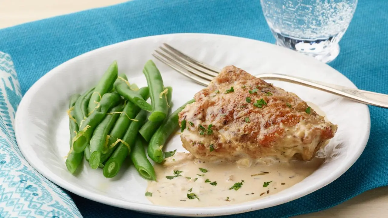 Carolina Smothered Chicken with Creamy Mustard Sauce Recipe Kardea Brown Food Network