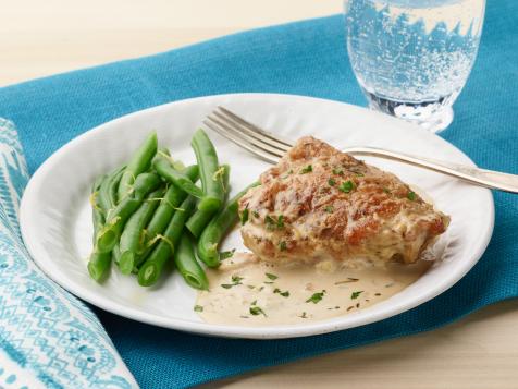Carolina Smothered Chicken with Creamy Mustard Sauce