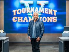 Host Guy Fieri, as seen on Tournament of Champions, Season 5.