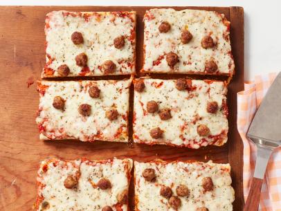 Sunny Anderson’s NUNYA BUSINESS CLASS OF ’93 SQUARE CHEESE PIZZA.