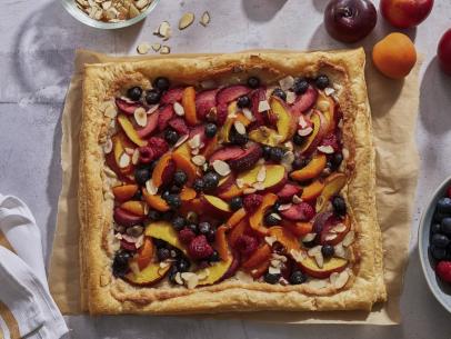 Mary Berg's Puff Pastry Tart, as seen on Mary Makes it Easy S3