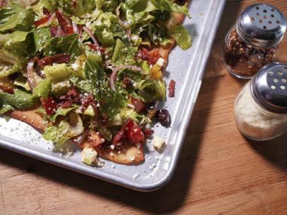 Katie Lee Biegel's Pizza Salad Beauty, as seen on The Kitchen, Season 36.