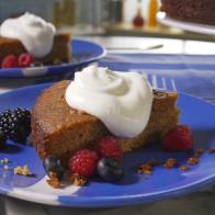Geoffrey Zakarian's Pistachio Greek Honey Cake Beauty, as seen on The Kitchen, Season 36.