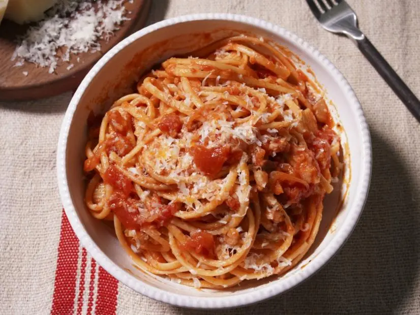 Pasta Amatriciana Recipe Geoffrey Zakarian Food Network
