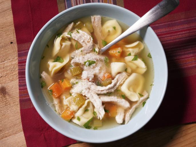 Chicken Tortellini Soup Recipe | Jeff Mauro | Food Network