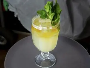 Aaron May’s Beer & Limeade Shandy-rita, as seen on Guy's Ranch Kitchen.