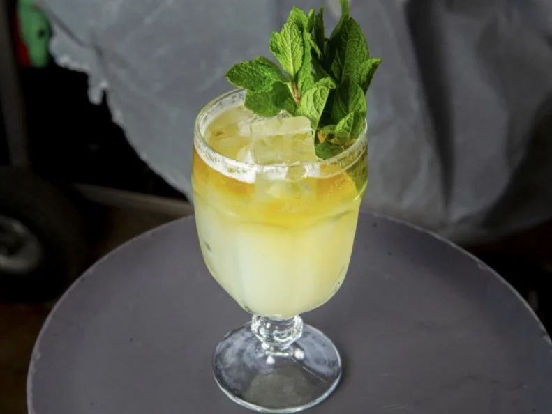 Aaron May’s Beer & Limeade Shandy-rita, as seen on Guy's Ranch Kitchen.