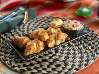 Aaron May’s Pimento Cheese Pigs in a Blanket, as seen on Guy's Ranch Kitchen.