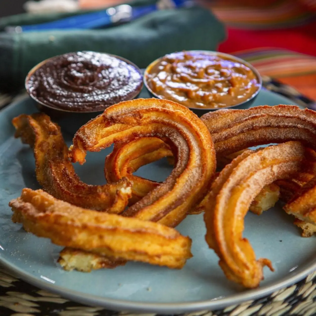 Churros with Dipping Sauces