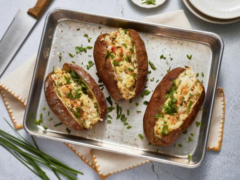 Shrimp Scampi-Stuffed Potatoes