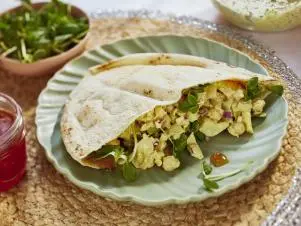 Mary Berg's Curry Chick Pea Pita, as seen on Mary Makes it Easy S3