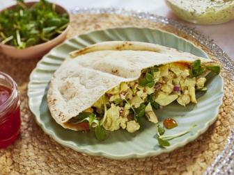 Mary Berg's Curry Chick Pea Pita, as seen on Mary Makes it Easy S3