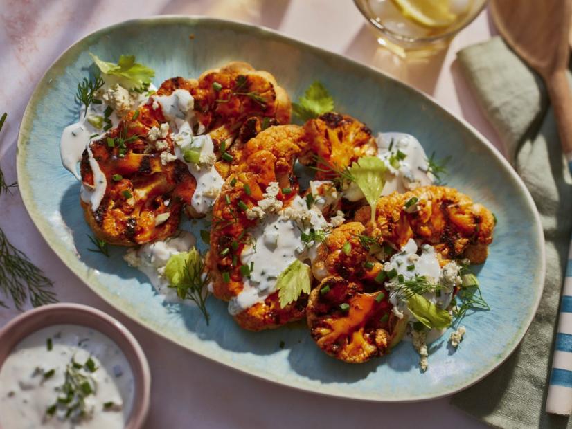Mary Berg's Grilled Cauliflower, as seen on Mary Makes it Easy S3