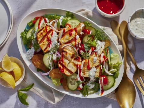 Grilled Halloumi and Potato Salad