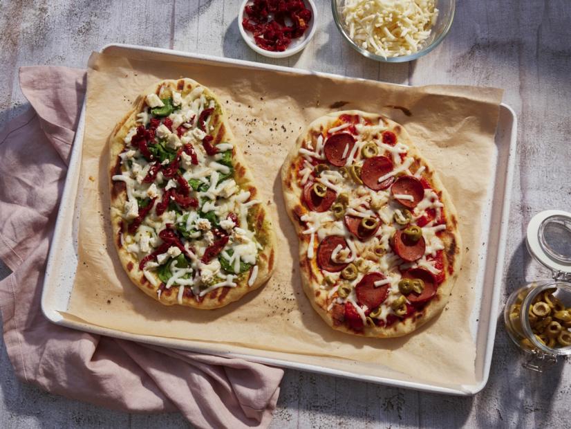 Mary Berg's 2 Grilled Pizzas, as seen on Mary Makes it Easy S3