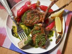 Bright, herby salsa verde paired with savory, meaty lamb is a match made in heaven. A pro-tip for storing the salsa verde is to cover the top with a thin layer of olive oil and place in the fridge. The oil will harden in the cold temperature and create a barrier so that air can't get through.
