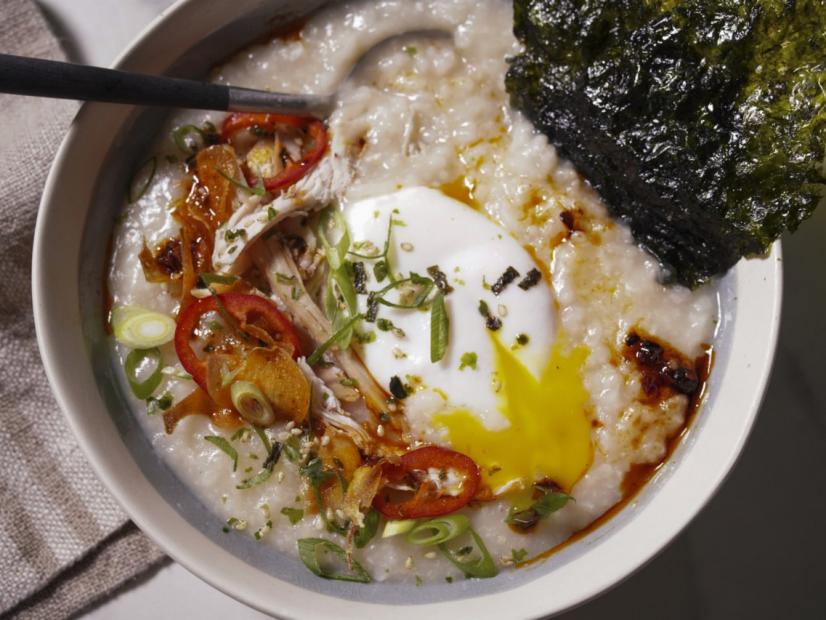 Esther Choi's Breakfast Congee Beauty, as seen on The Kitchen, Season 36.