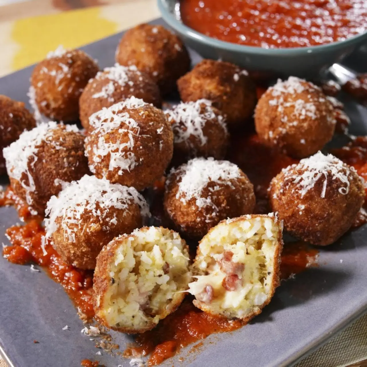 Carbonara Arancini Recipe | Jeff Mauro | Food Network