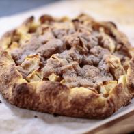 Close-up of Apple Crostada