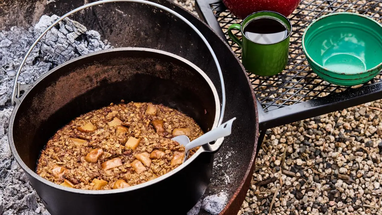 Dutch Oven Baked Oatmeal
