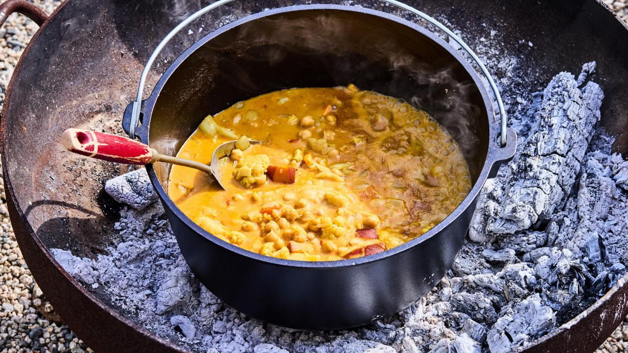 Camping Curried Vegetables