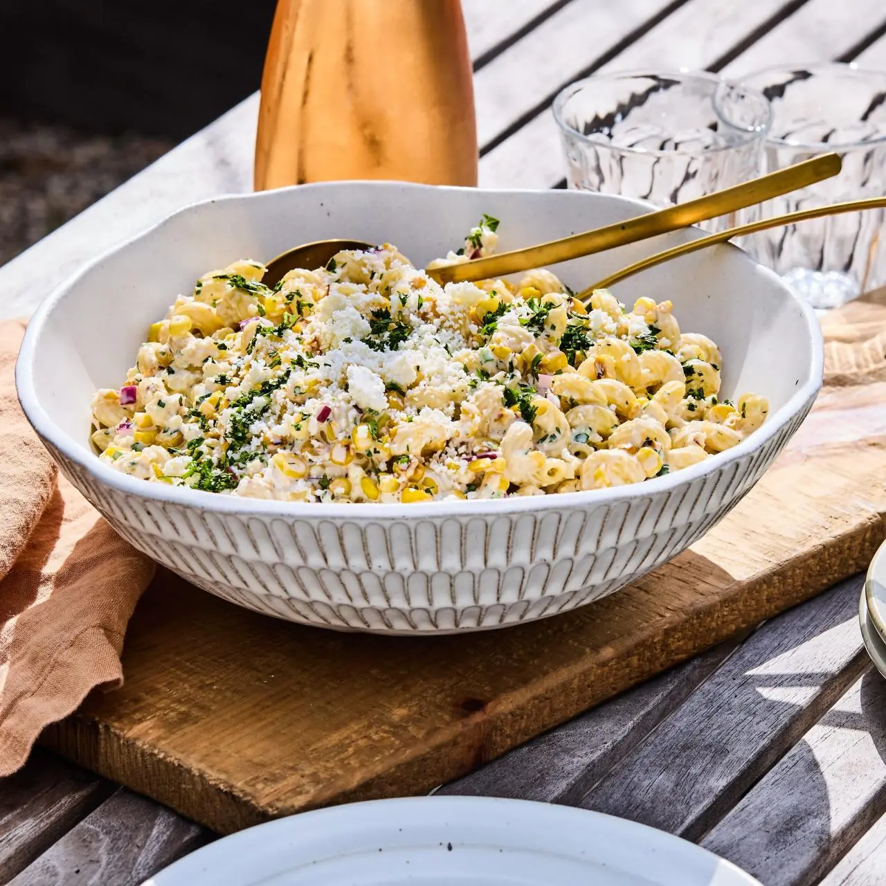 Esquites-Inspired Creamy Summer Pasta Salad