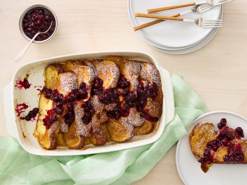 Baked Challah French Toast.
