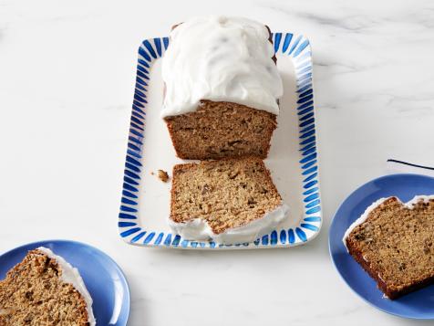 Banana Walnut Bread with Cream Cheese Frosting