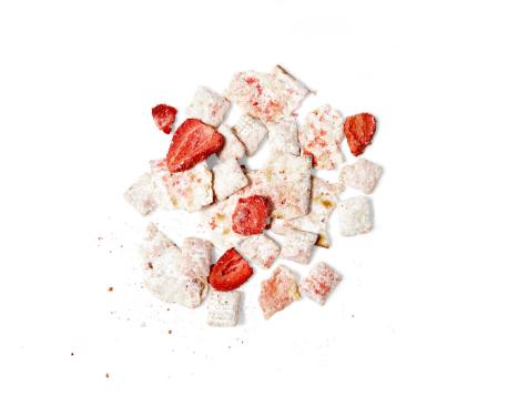 Strawberry Matzo Puppy Chow