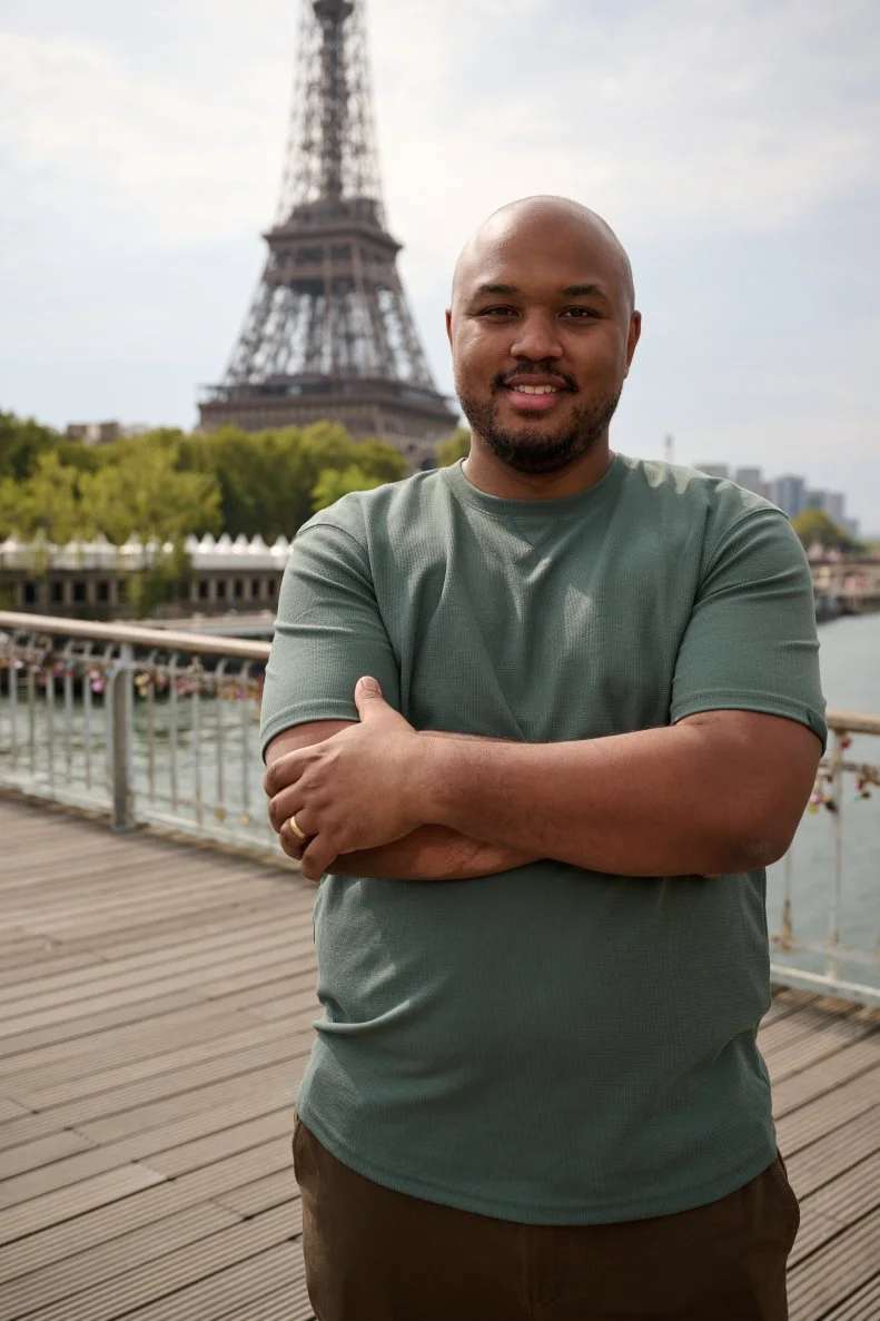 Contestant Robert Toland, as seen on Next Baking Master: Paris, Season 1.