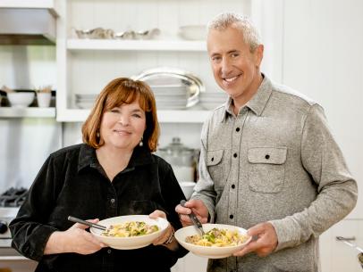 Ina Welcomes Danny Meyer for Pasta and Conversation