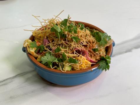 Taco Salad with Masa Noodles