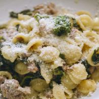 Orecchiette with Broccoli Rabe and Sausage, as seen on Be My Guest with Ina Garten, Season 4.